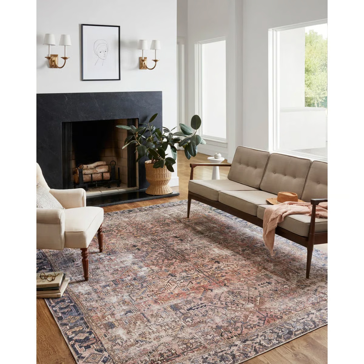 Chris Loves Julia x Loloi Jules Oriental Indoor Area Rug & Reviews | Wayfair | Wayfair North America