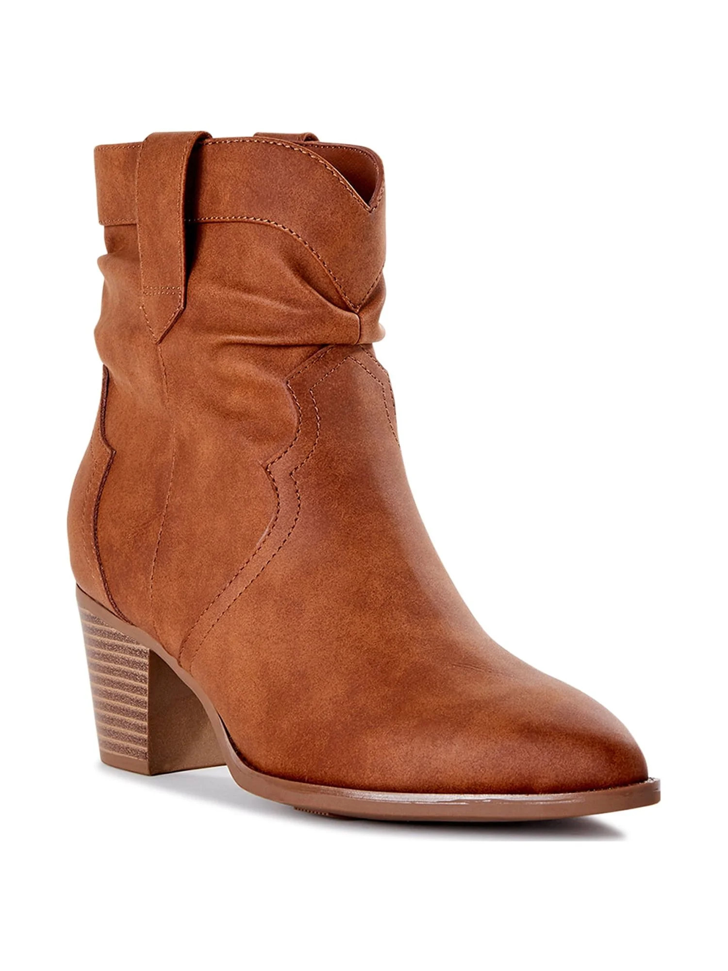 Time and Tru Women's Western Slouch Boots | Walmart (US)