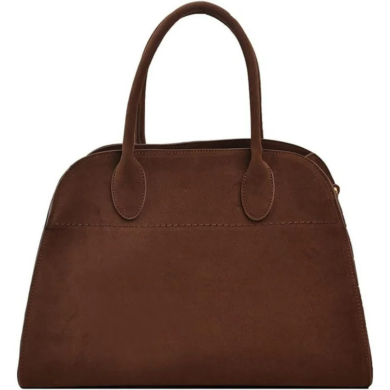 CHUNTIAN Suede Tote Bag for Women Casual Work Tote Top-handle Satchel Bag Suede Leather Hobo Bag ... | Walmart (US)