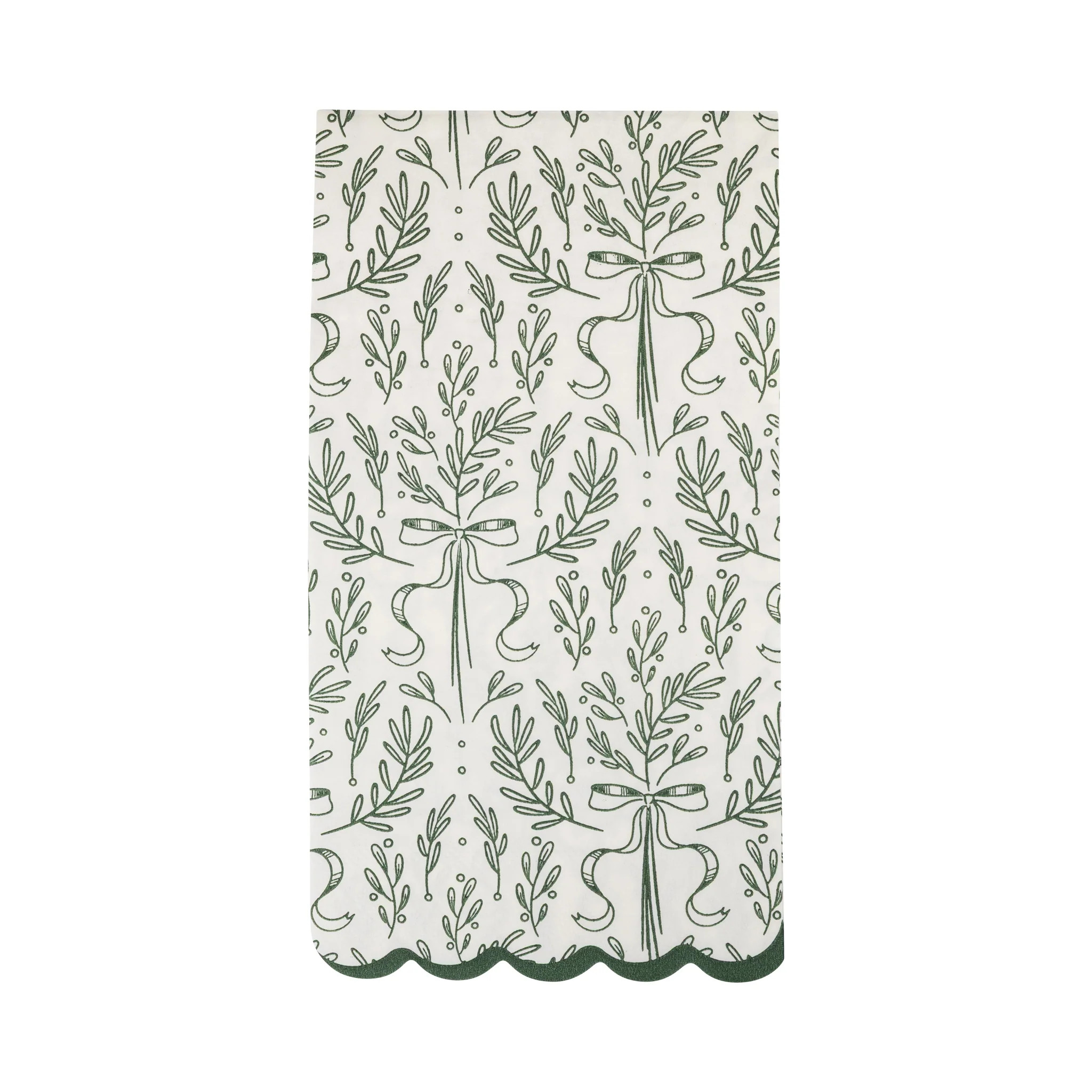 Green Bough Pattern Dinner Napkin | My Mind's Eye