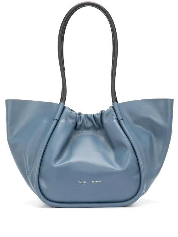 Proenza Schouler L Ruched Tote Bag - Farfetch | Farfetch Global