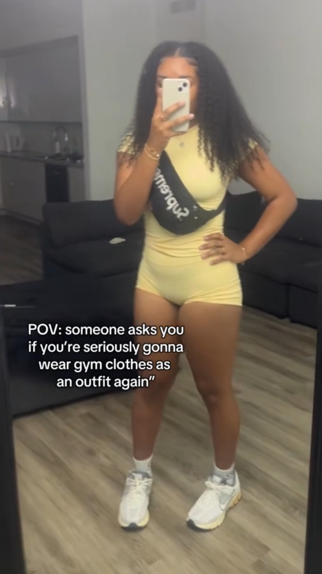 Easy, everyday, and on repeat 💛
Wearing a yellow two-piece set with a fitted t-shirt and shorts with built-in pockets — comfortable, flattering, and perfect for lounging or light athletic wear. Styled with my Supreme fanny pack and Nike Zoom Vomero 5s for errands, walks, or casual days on the go.
One of those throw-on outfits you’ll wear nonstop. Everything linked on LTK & true to size ✨ 

 

#LTKootd #LTKActive #LTKFindsUnder100