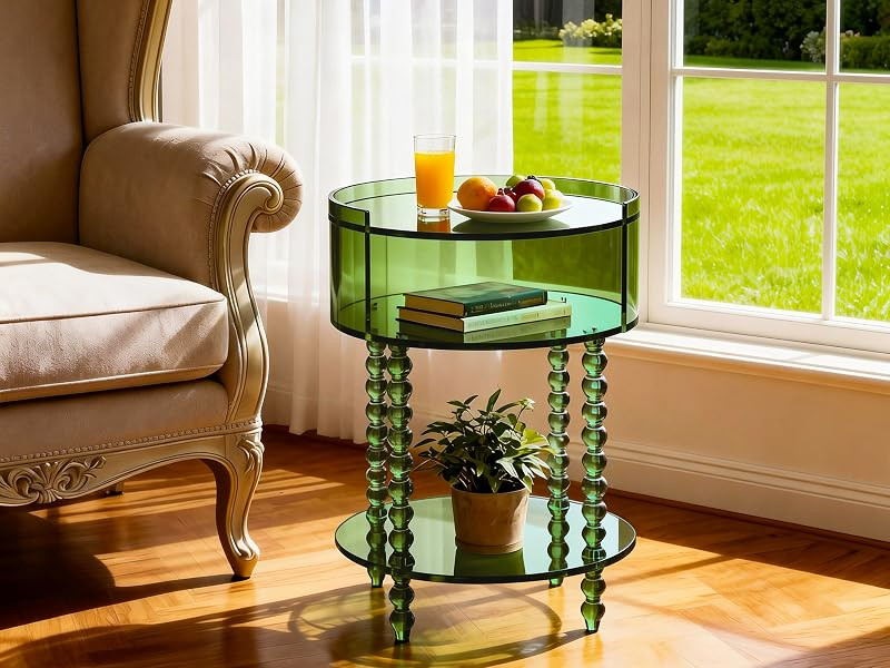 Elevate your space with this sleek Modern Acrylic Round Side Table. Crafted from premium clear acrylic, it creates an airy, minimalist look that makes small spaces feel bigger and brighter. Use it as a chic nightstand, a contemporary living room end table, or a stylish accent piece in a lobby or office. Features a sturdy build and effortless, tool-free assembly.

#AcrylicTable #ClearFurniture #ModernHomeDecor #LivingRoomInspo #MinimalistDesign #NightstandDecor #SmallSpaceLiving #OfficeDecor #LTKhome #LTKfinds 

 #LTKmorningroutine #LTKHome