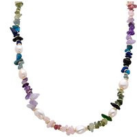 Collar Luxenter de Multicolor Piedra Natural acabado en oro amarillo de 18K - Kasyo | Miravia ES