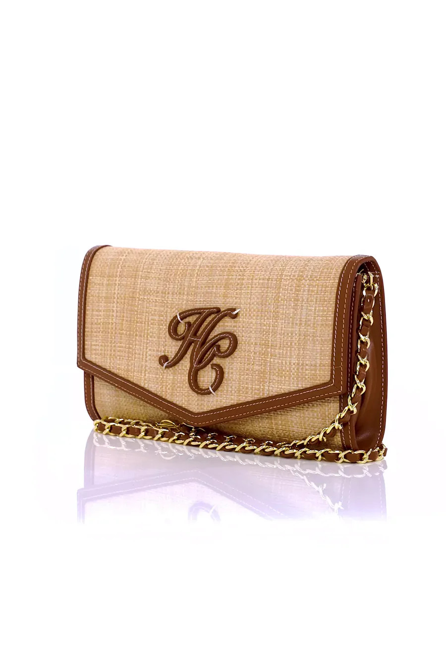 Amalfi Clutch Bag (Natural Tan) | Holland Cooper