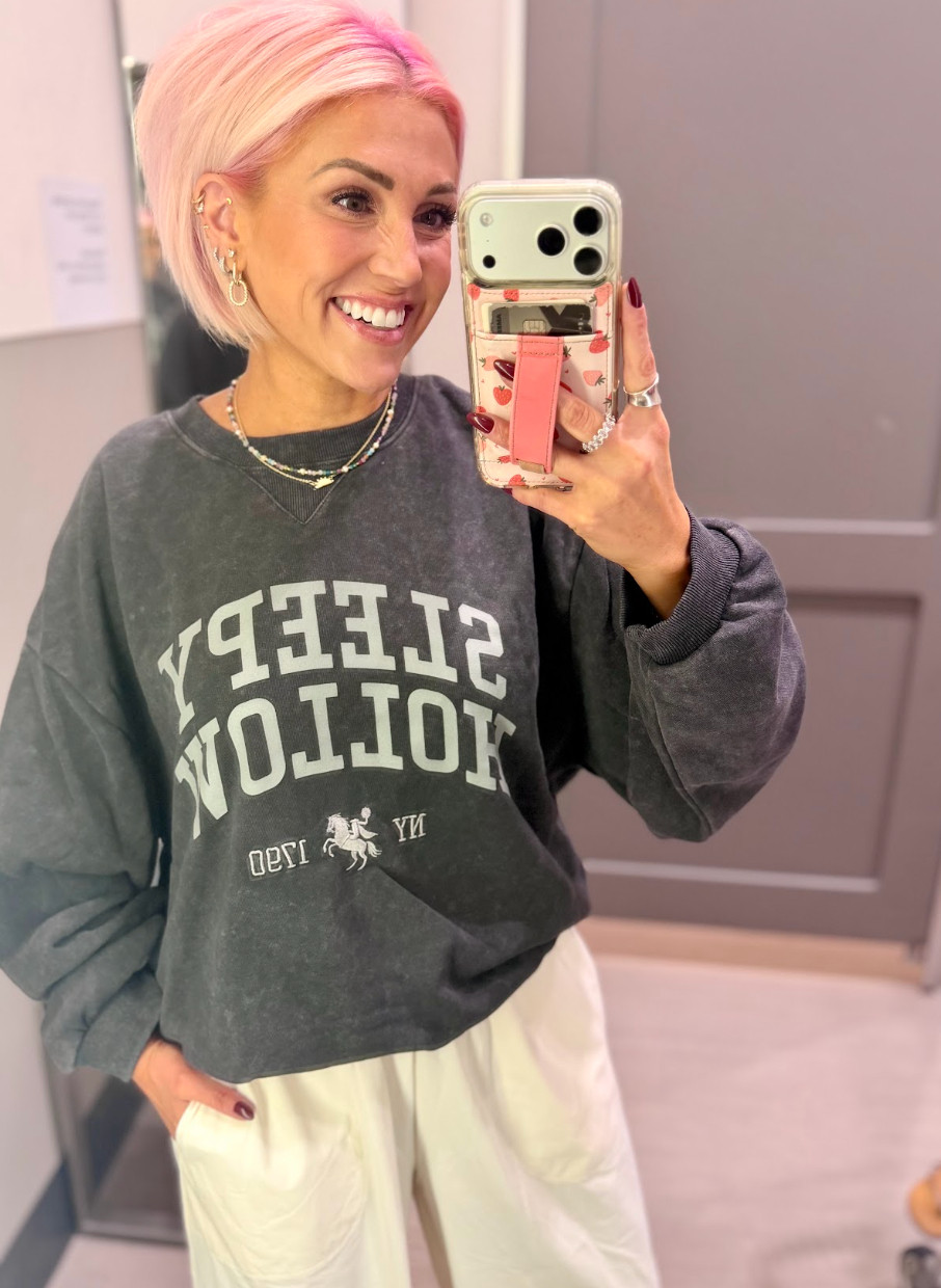 So cute and cozy! Sweatshirt: Small  

 #LTKootd