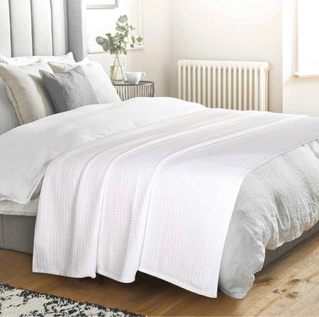 Elvana Home 100% Cotton Bed Blanket on Amazon.com. 45% Off! 
I bought this a few months ago and am obsessed! 
✨ Breathable Cotton Thermal Blanket
✨ Perfect for Layering Any Bed for All Seasons
🤍✨ I own this in White. 

Shop my LTK Finds! #competition

#LTKFind #LTKSale #LTKhome