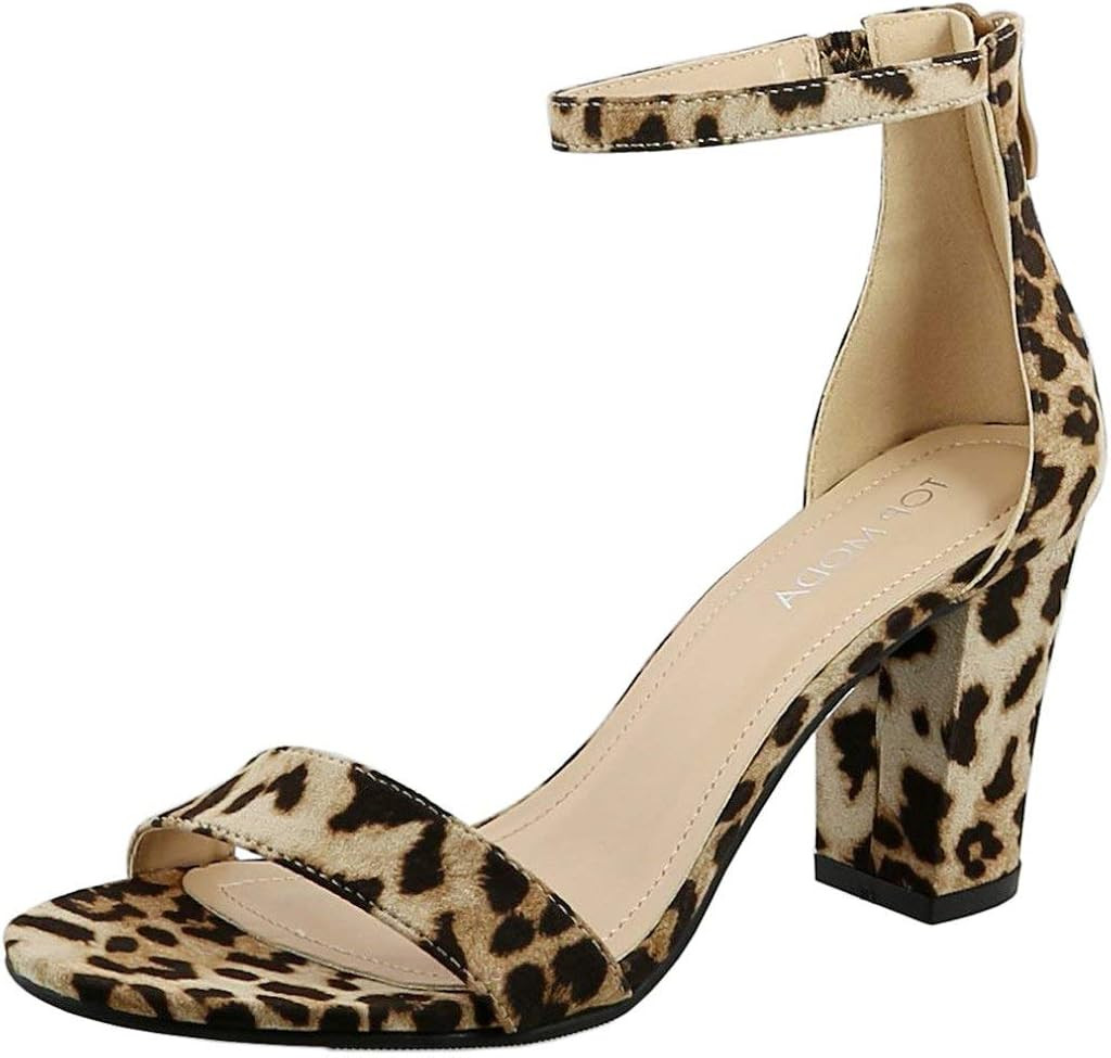 TOP Moda Womens Hannah Open Toe Casual Ankle Strap Sandals | Amazon (US)