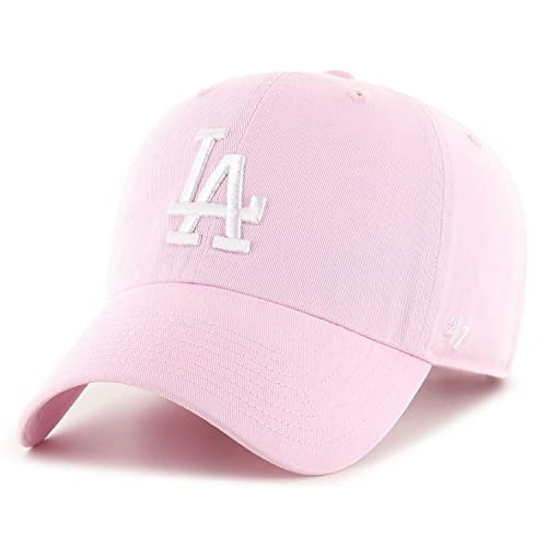 '47 Los Angeles Dodgers Clean Up Dad Hat Baseball Cap - Petal Pink | Amazon (US)