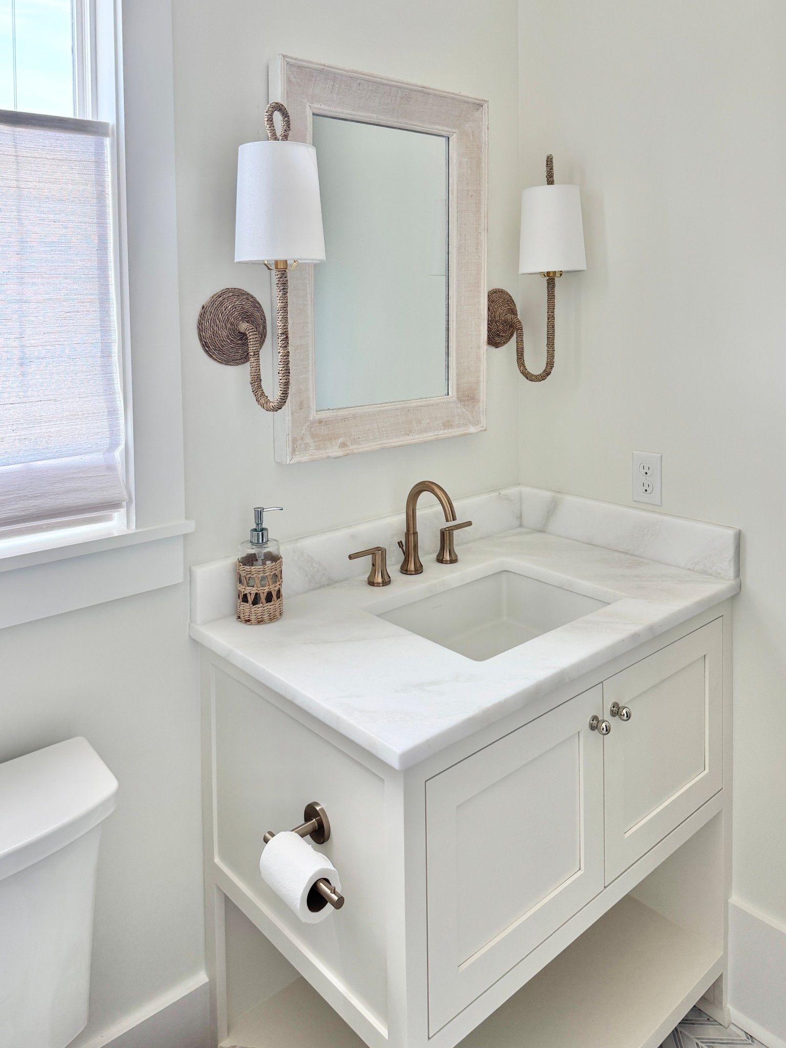 Guest bathroom.  Use code PINTERESTINGPLANS5 for an additional discount on these top down shades  

#LTKSaleAlert #LTKStyleTip #LTKHome