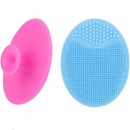 Face Scrubber,2 Pack Soft Silicone Scrubbies Facial Cleansing Pad Face Exfoliator Face Scrub Face... | Amazon (US)