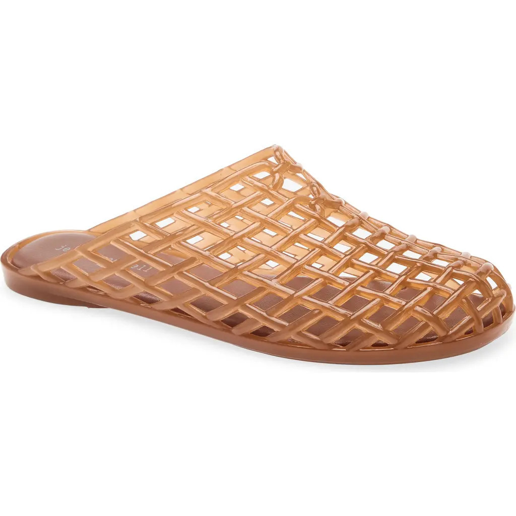 Jeffrey Campbell Sea Glass Jelly Mule in Caramel at Nordstrom, Size 11 | Nordstrom