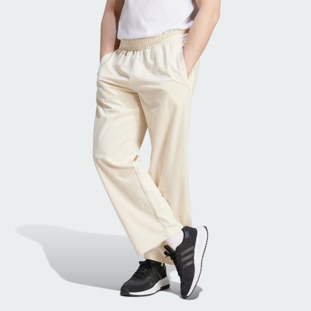 adidas Adicolor Seasonal Corduroy Pants Wonder White L Mens | adidas (US)