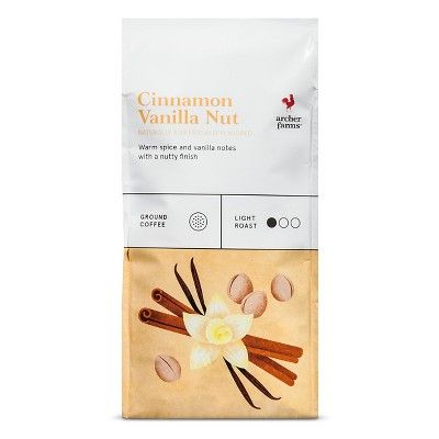 Cinnamon Vanilla Nut Light Roast Ground Coffee - 12oz - Archer Farms™ | Target