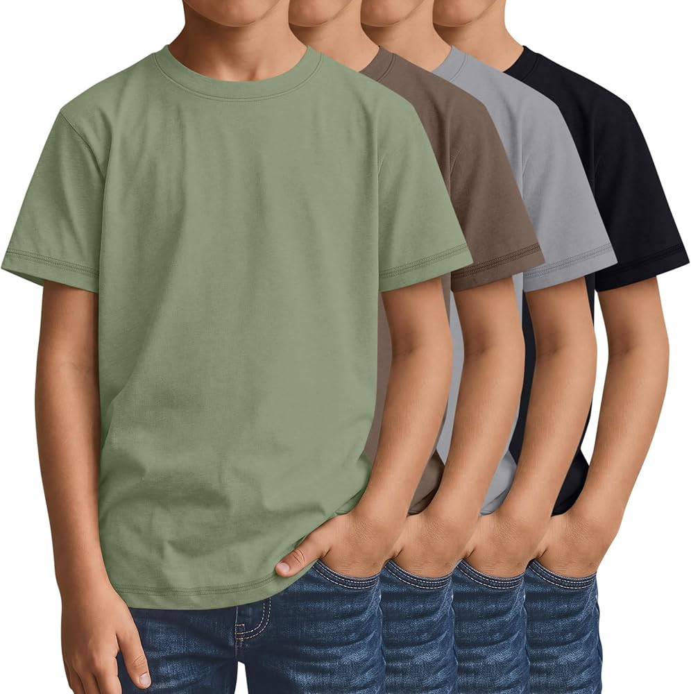 4 Pack Boys T-Shirts 5-16 Years | Amazon (US)