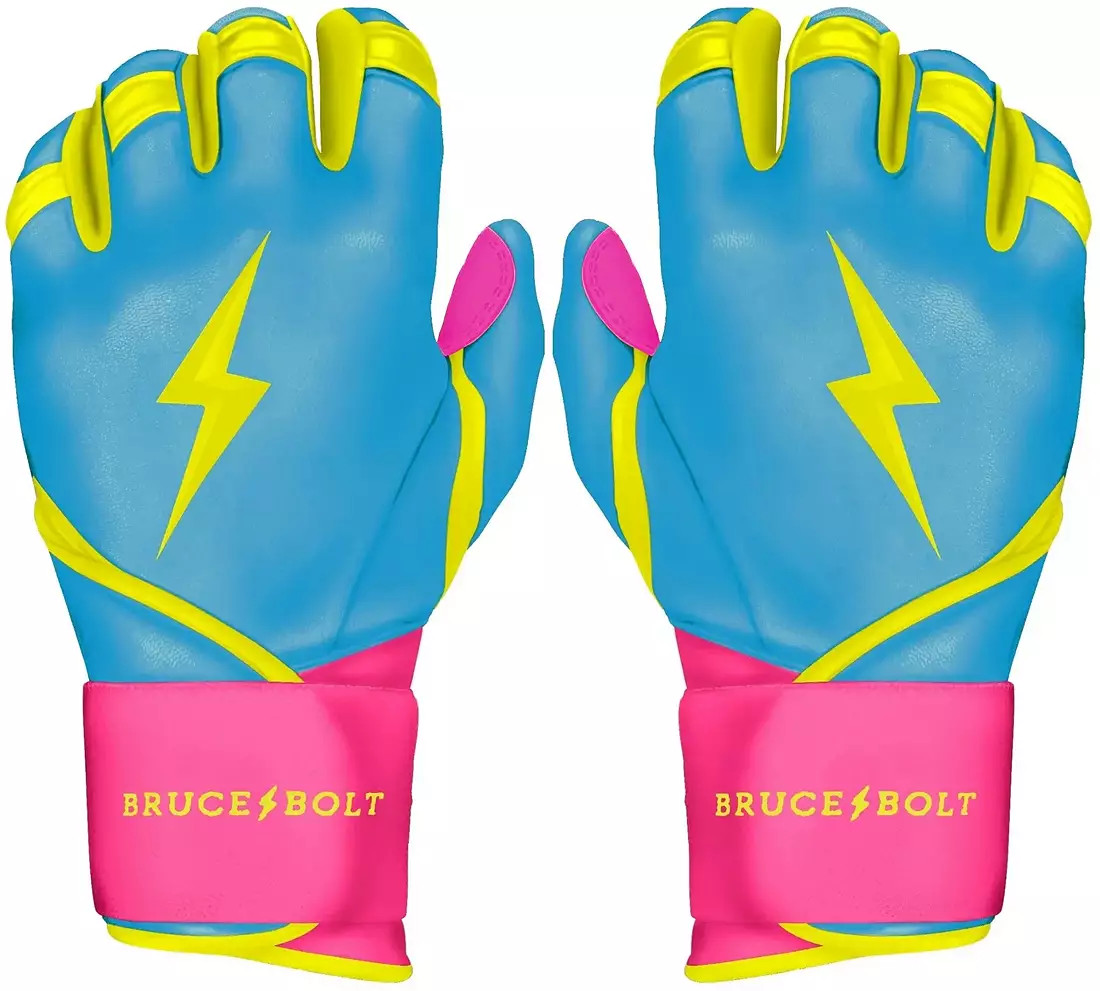 Bruce Bolt Youth Caribbean Series Long Cuff Batting Gloves | DICK'S Sporting Goods