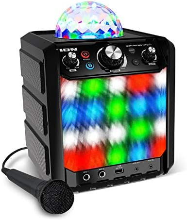 ION Party Rocker Effects – Portable Bluetooth Speaker Machine with Karaoke Microphone, Battery ... | Amazon (US)