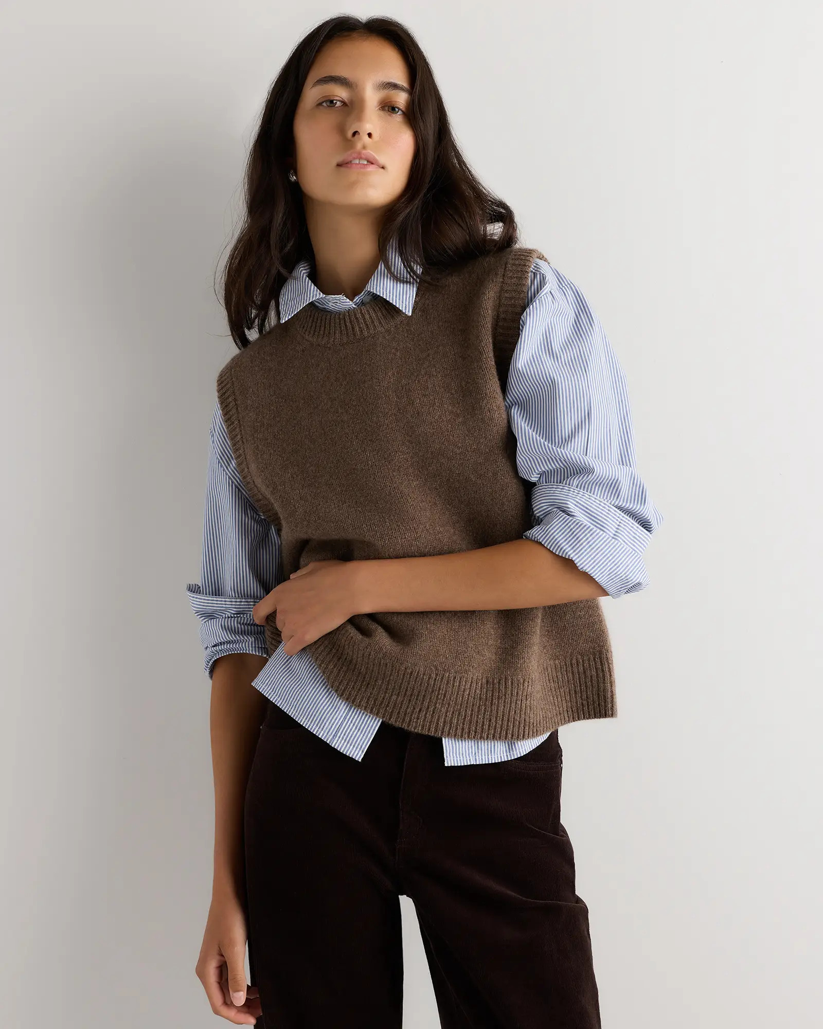 100% Yak Crewneck Sweater Vest | Quince