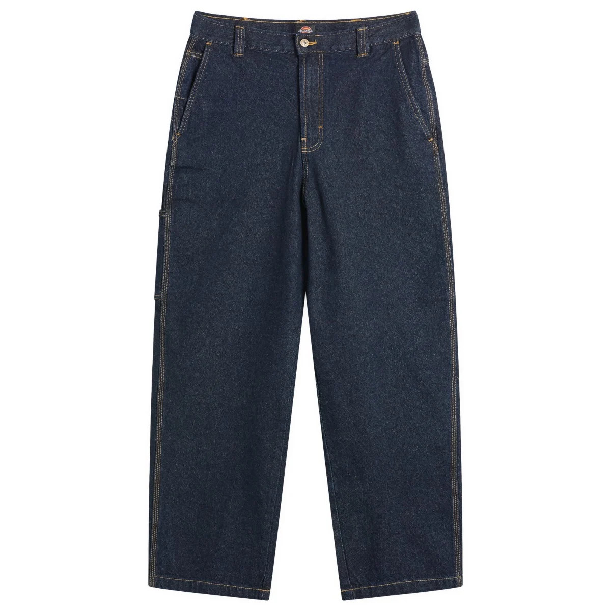 Dickies Men's Madison Baggy Denim Jeans in Rinsed Indigo Blue, Size 30"" | END. Clothing