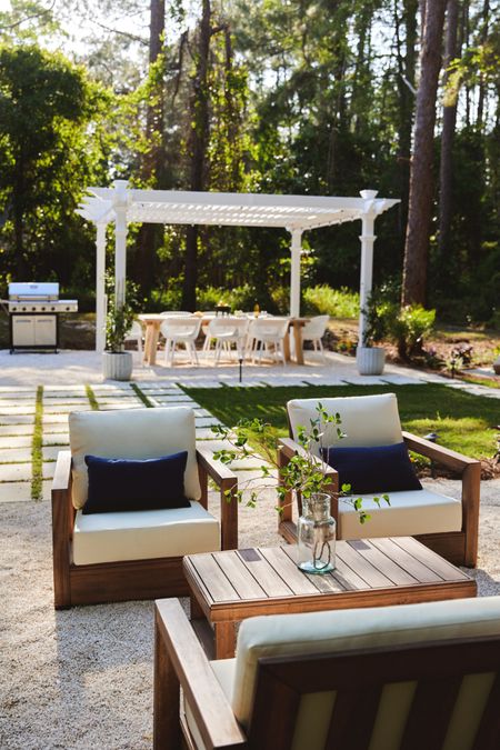 Backyard Oasis, backyard design, patio design ideas. Pergola design, outdoor seating. 

#LTKFind #LTKhome