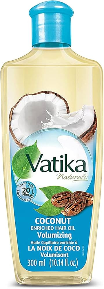 Dabur Vatika Naturals Enriched Hair Oil - Natural Moisturizing, Strengthening and Hair Oil for He... | Amazon (US)