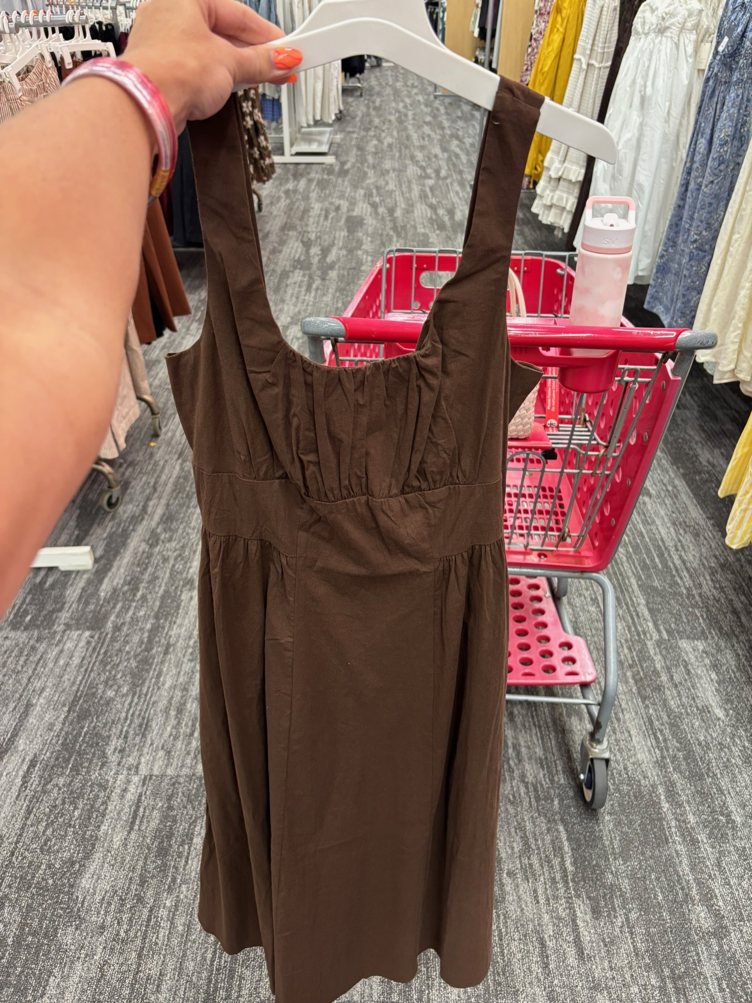This dress would be perfect for family
Pictures!🤎🍂😍

Summer, fall, transitioning into fall, dress, summer dress, fall dress, fall outfit @Target