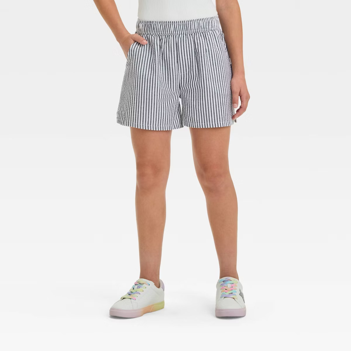 Girls' Striped Boxer Shorts - art class™ | Target