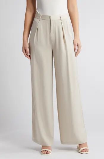 Jennie High Waist Wide Leg Satin Pants | Nordstrom