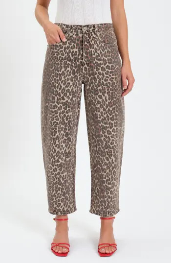 DAZE Westward High Waist Ankle Barrel Leg Jeans in Cool Cat at Nordstrom Rack, Size 27 | Nordstrom Rack