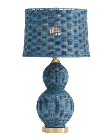 26in Rattan Table Lamp | TJ Maxx