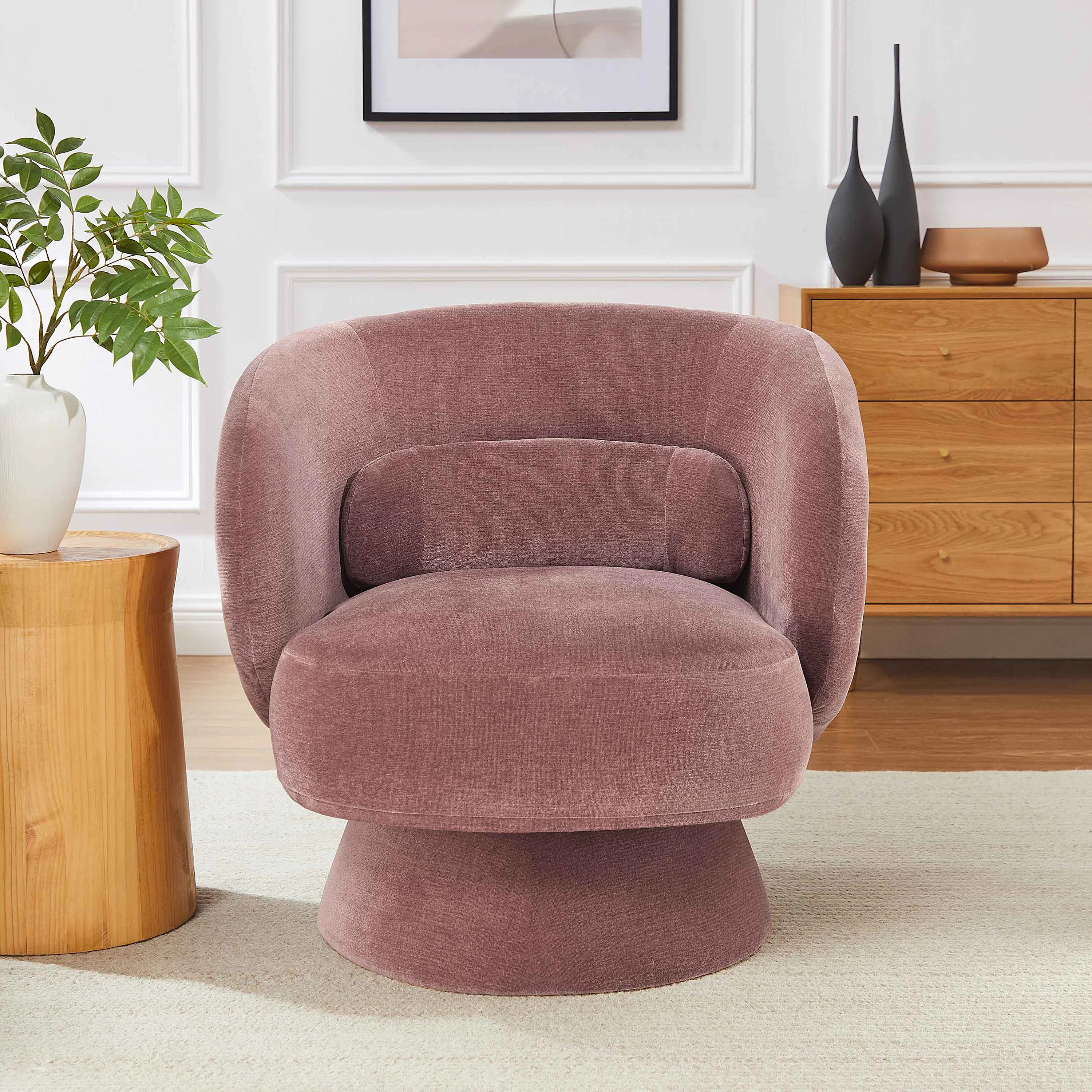Saboor MINIMORE Modern Style Swivel Accent Chair | Wayfair North America