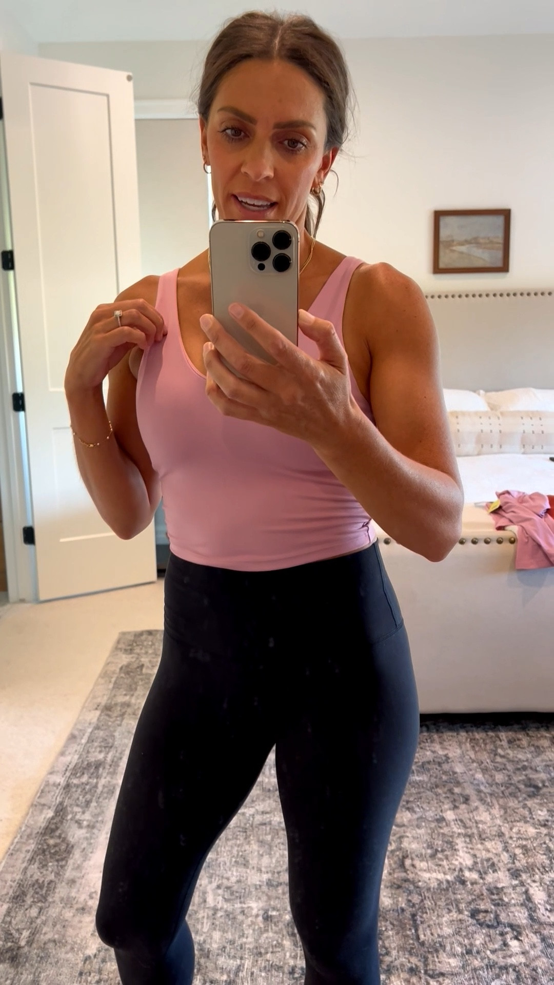 The best buttery soft crop tanks from Target. They are cropped but they still give you plenty of tummy coverage if that’s what you want. They have so many different colors in it and even a cute leopard print  

#LTKStyleTip #LTKSaleAlert #LTKActive