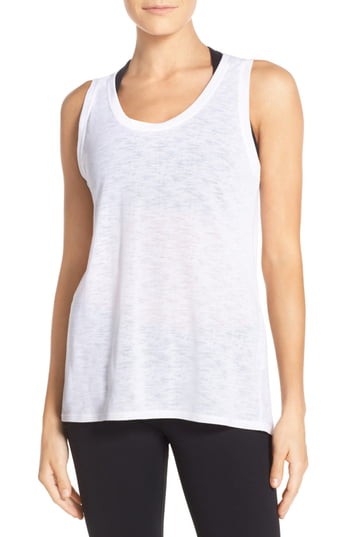 Women's Zella 'Lean Routine' Tank, Size XX-Large - White | Nordstrom