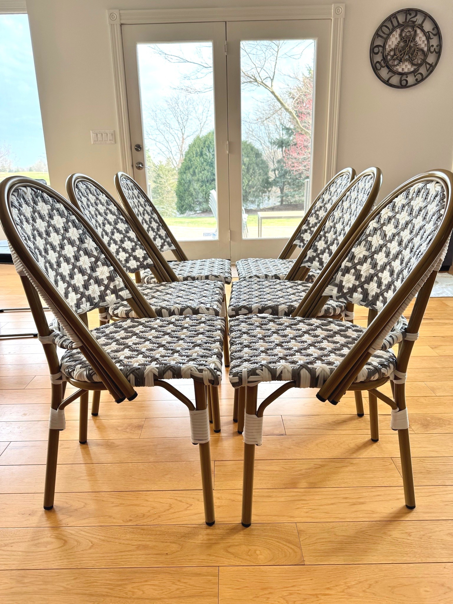 New patio chairs 😍

Wanted to try the bistro style and these are perfect for our outdoor table

10/10 if you’re looking to refresh your space ✨
Found these on sale @Target and they were so easy to put together

I went with the grey + white, but there are so many color options!

Sharing the full look soon.

#LTKSaleAlert #LTKHome #LTKSeasonal