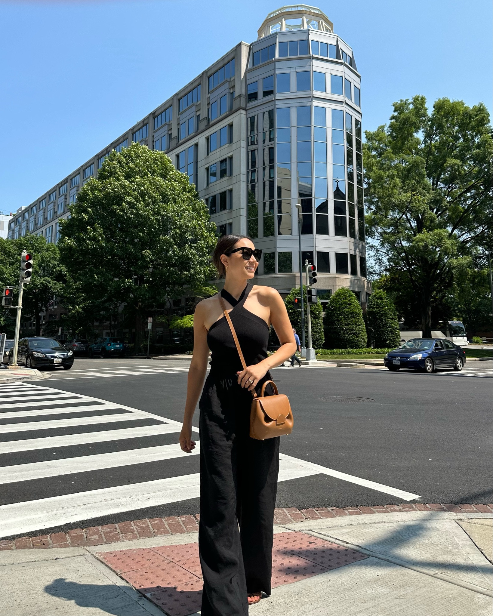Summer outfit / weekend style / summer travel 

Halter top xs
Relaxed wide leg pants xs 
Linked favorite comfy sandal options 
Polene purse numero uno mini camel 

Casual chic / classic style / all black outfit / minimal style 

#LTKunder100 #LTKtravel #LTKsalealert