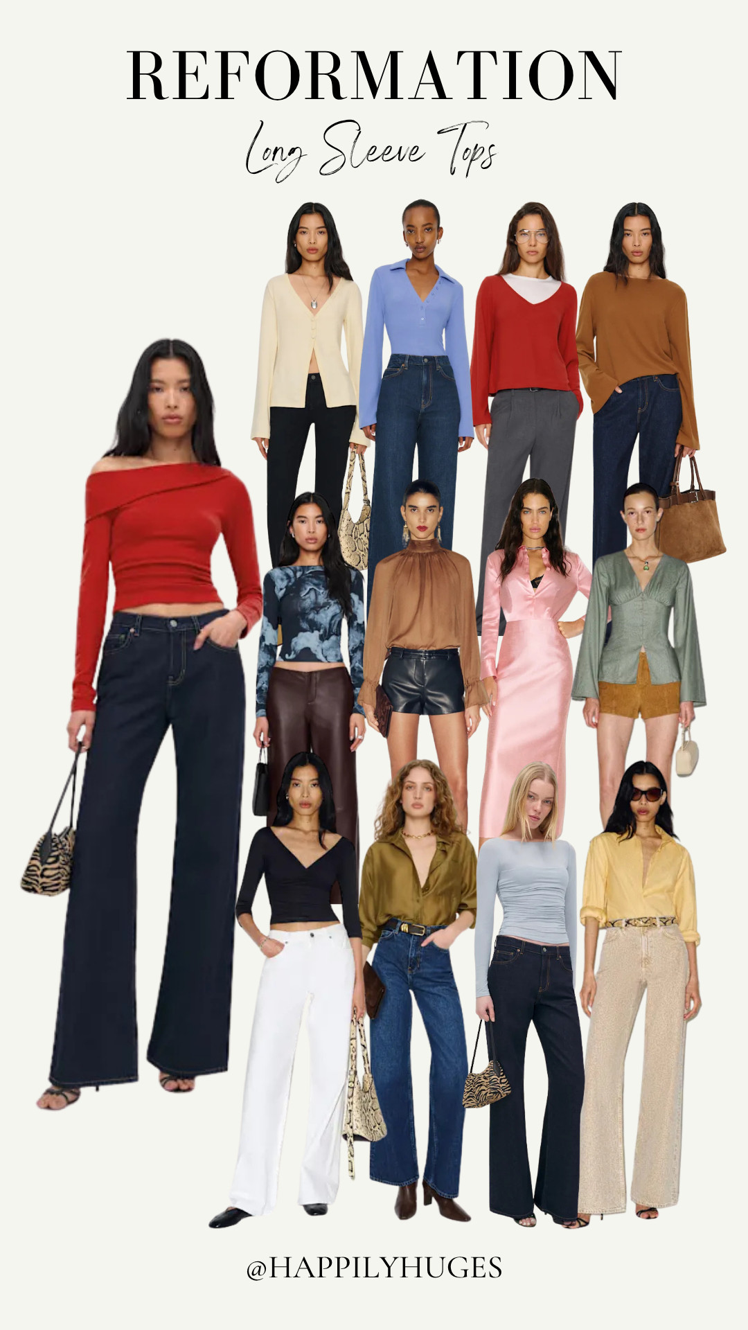 Upgrade your wardrobe with chic long sleeve tops from Reformation. 

 #LTKootd #LTKMidsize #LTKPetite