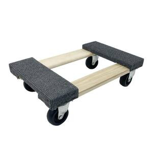 800 lbs. Capacity 18 in. Wood Furniture Dolly | The Home Depot