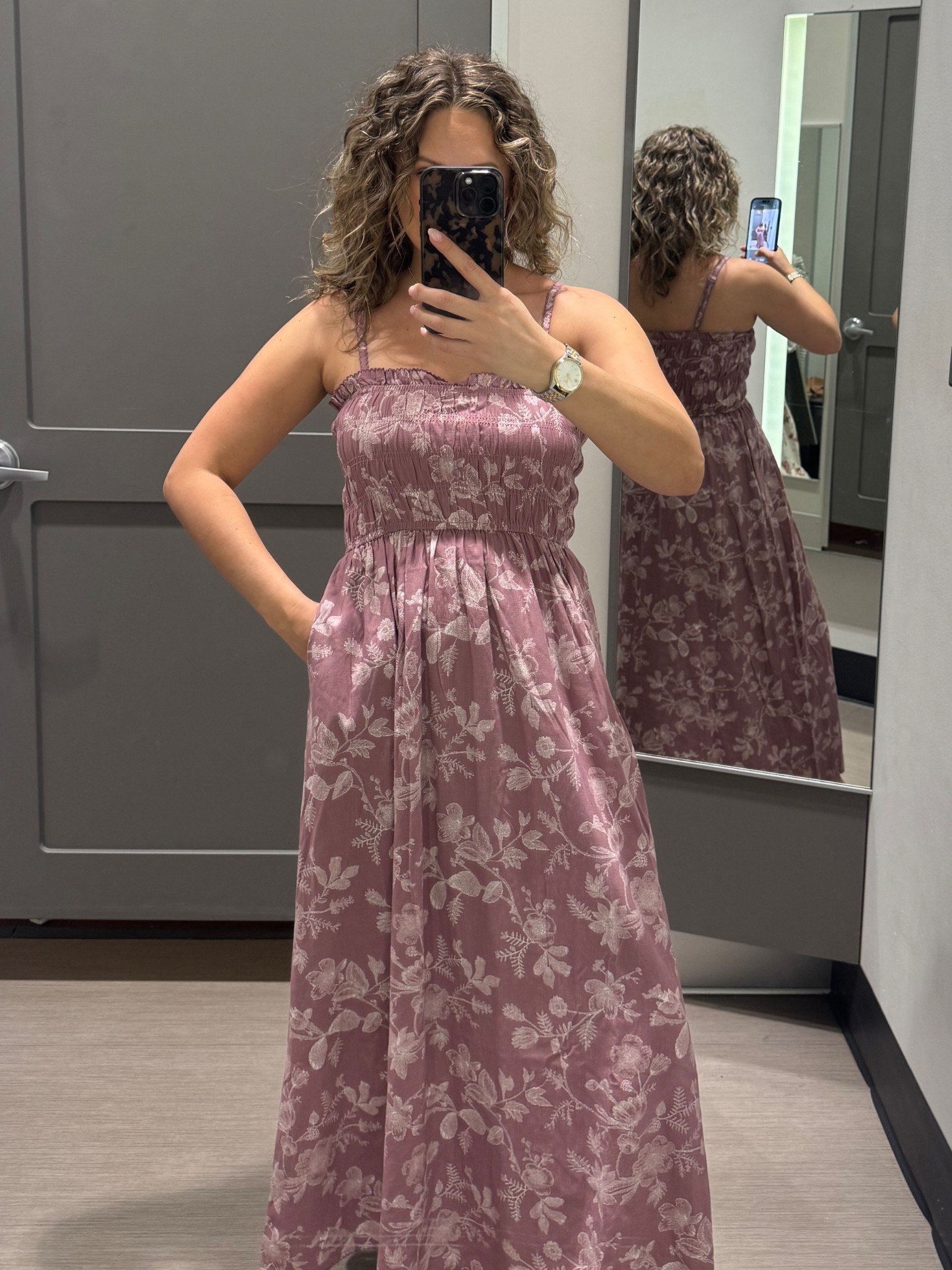 Target Mauve Linen Dress 

#LTKPetite #LTKootd