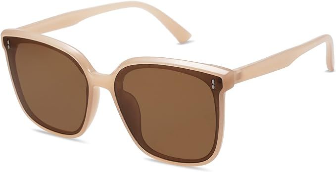 SOJOS Trendy Oversized Sunglasses for Women and Men | Amazon (US)