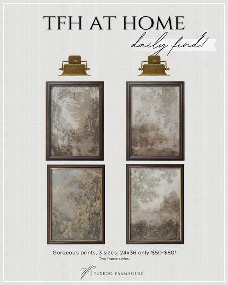 Gorgeous prints at an incredible price. Two picture styles in each frame style. I’m pairing with these art lights in my foyer hallway. 

#LTKSeasonal #LTKhome #LTKfindsunder100