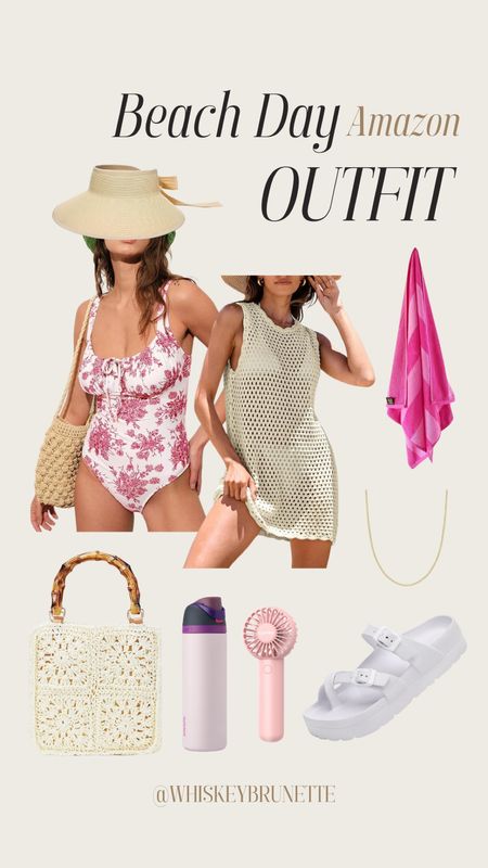 Let’s get ready for a beach day together! How stunning is this swimsuit from Amazon? Pair it with the cutest cover up! 

#LTKStyleTip #LTKItBag #LTKSwim