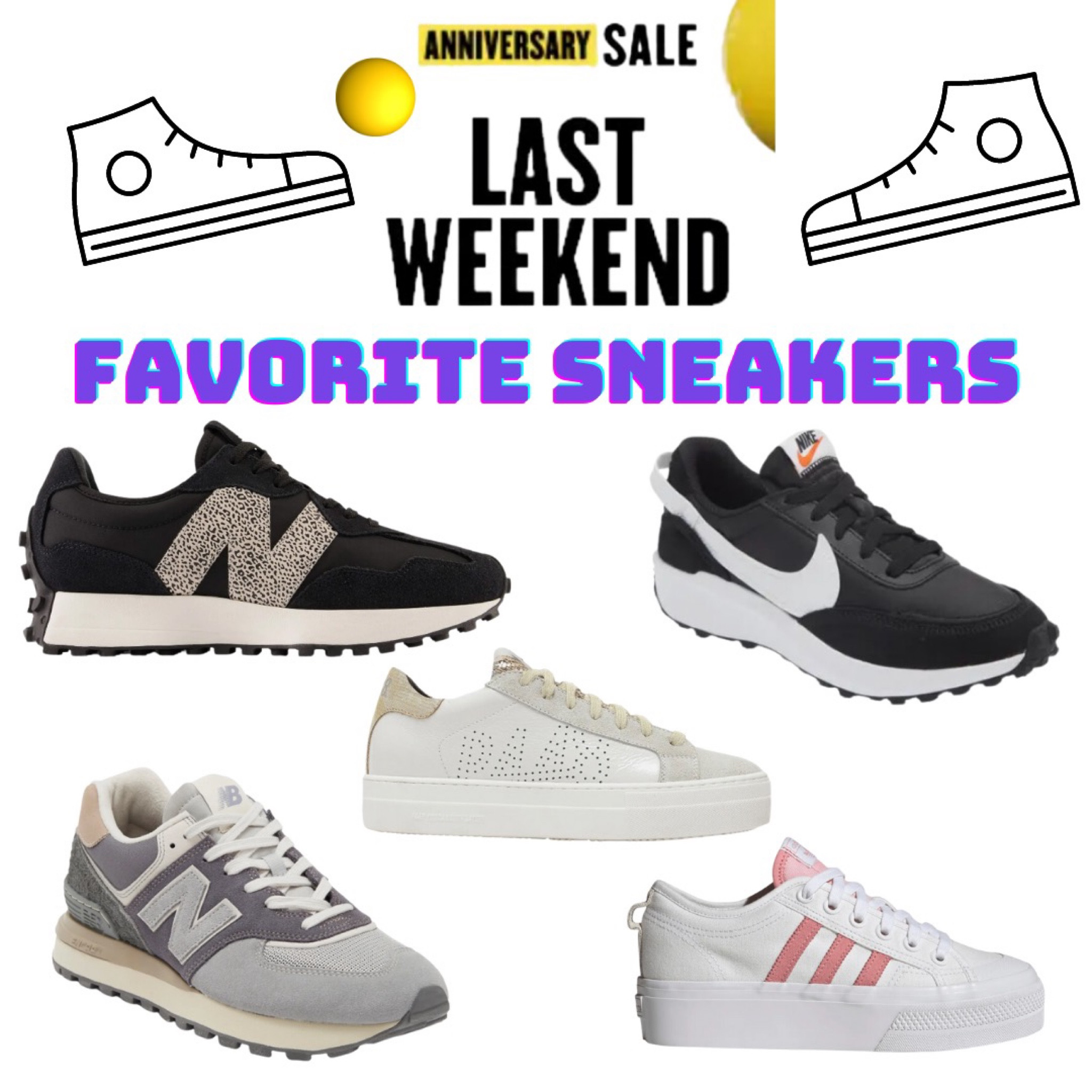 Last weekend of the Nordstrom Anniversary Sale! Here are some of my favorite sneakers. Ends Sunday 8/6

#sneakers #nsale #nordstrom #nordstromanniversarysale #fallstyle #everyday #casual #fallshoes #petite #petitestyle #fall #fallfashion

#LTKxNSale #LTKBacktoSchool #LTKFind