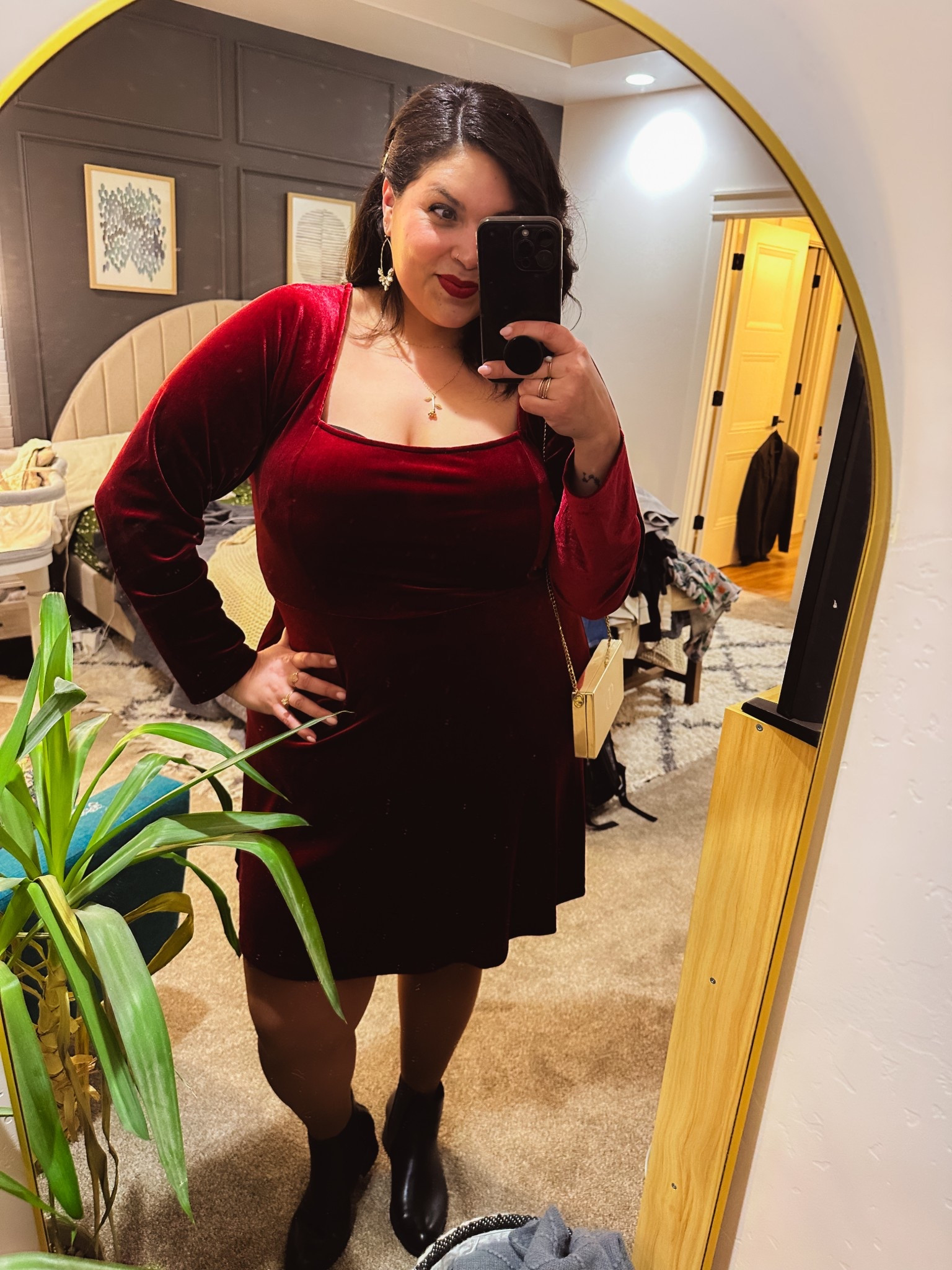 Red Velvet Dress
XXL ❤️💃🏽
On clearance for $15!!! 
Date night dress 

#LTKPlusSize #LTKSpringSale #LTKStyleTip