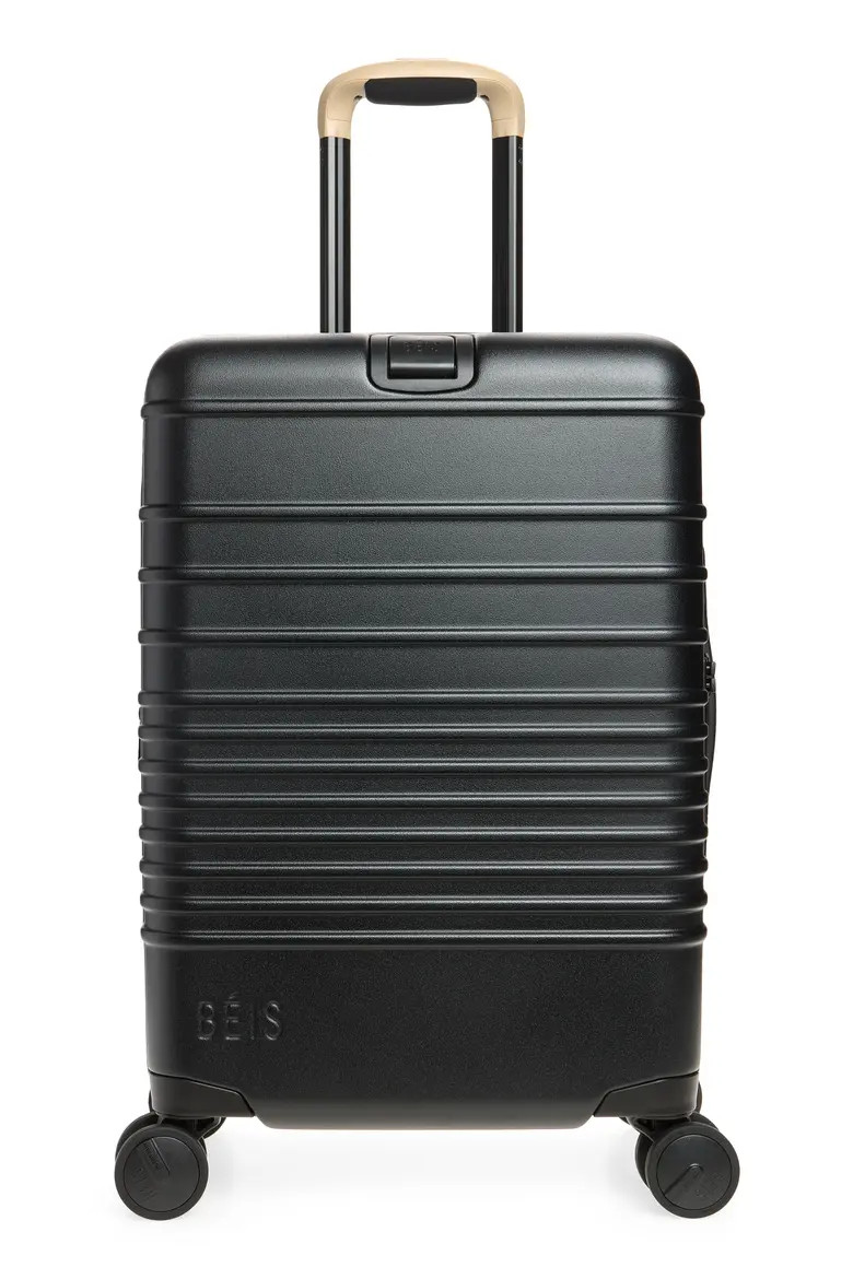 Béis The Carry-On Roller Suitcase in Black at Nordstrom | Nordstrom