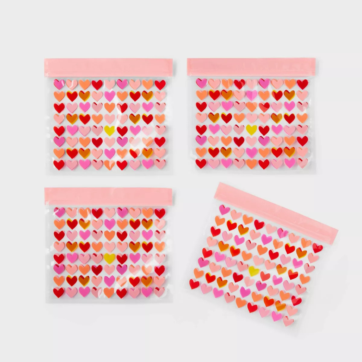 20ct Multi Heart Resealable Treat Bags - Spritz™ | Target