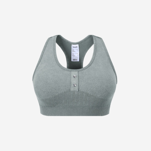 All Tension Sports Bra Racerback - Misty Green | Musinsa Global