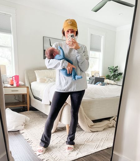 Postpartum uniform! Tank with a crewneck and a hat to hide my hair! Oh, and I will be wearing these new sandals every day! They’re on sale right now at target

#LTKbaby #LTKxTarget #LTKfamily