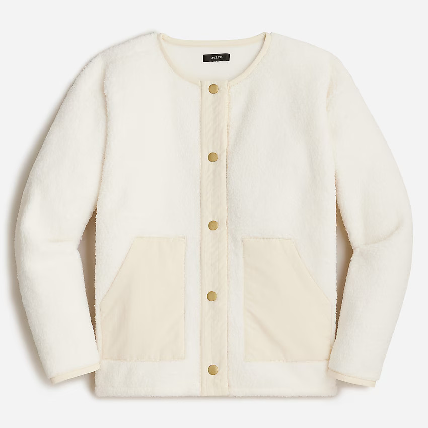 Teddy sherpa lady jacket | J. Crew US