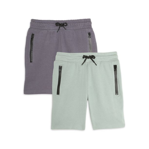 Wonder Nation Boys Lounge Shorts, 2-Pack, Sizes 4-18 & Husky | Walmart (US)