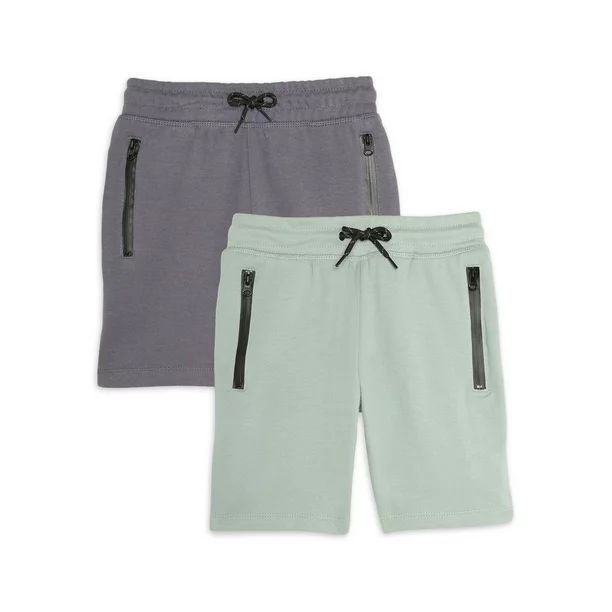 Wonder Nation Boys Lounge Shorts, 2-Pack, Sizes 4-18 & Husky | Walmart (US)
